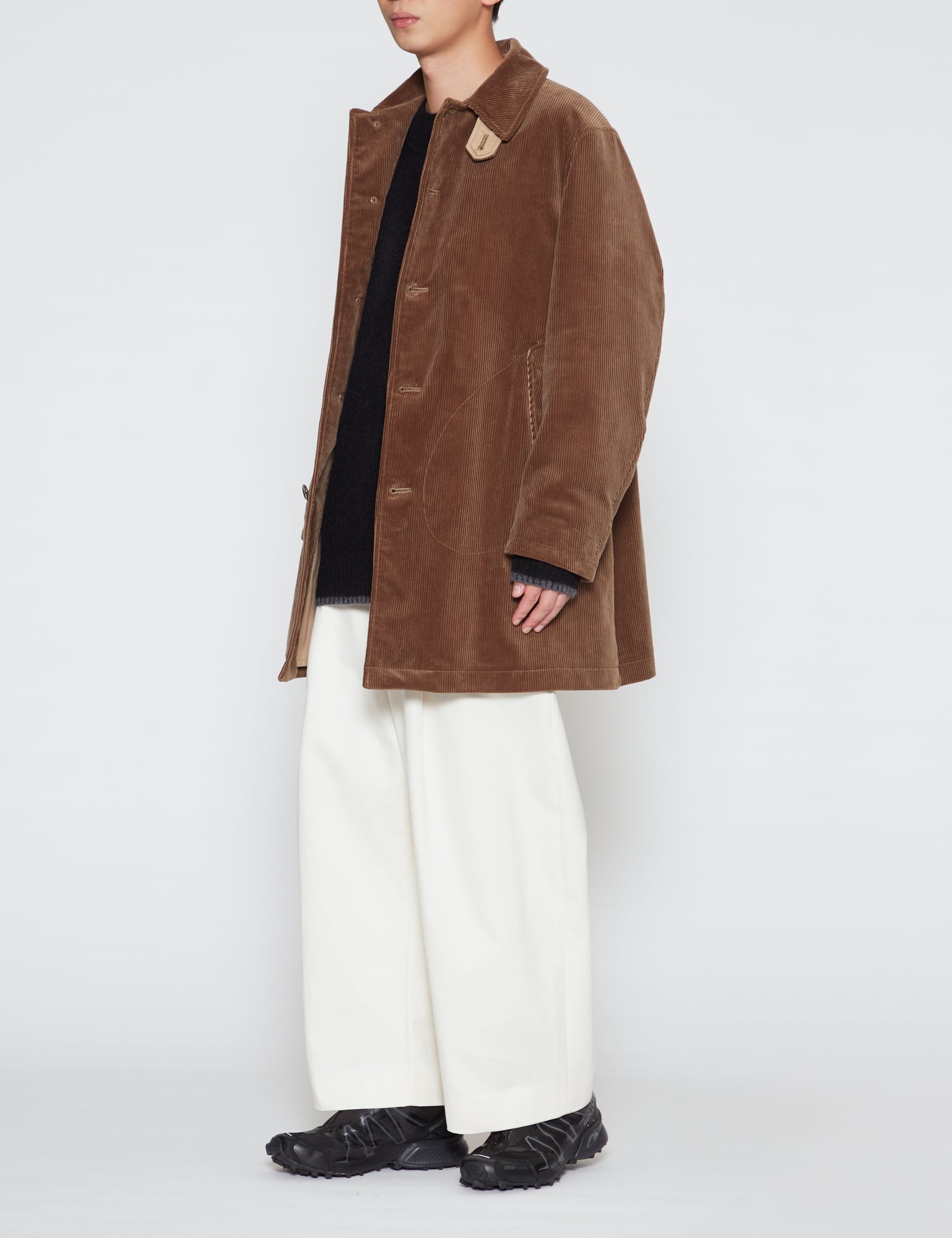 KHAKI CORDUROY COAT