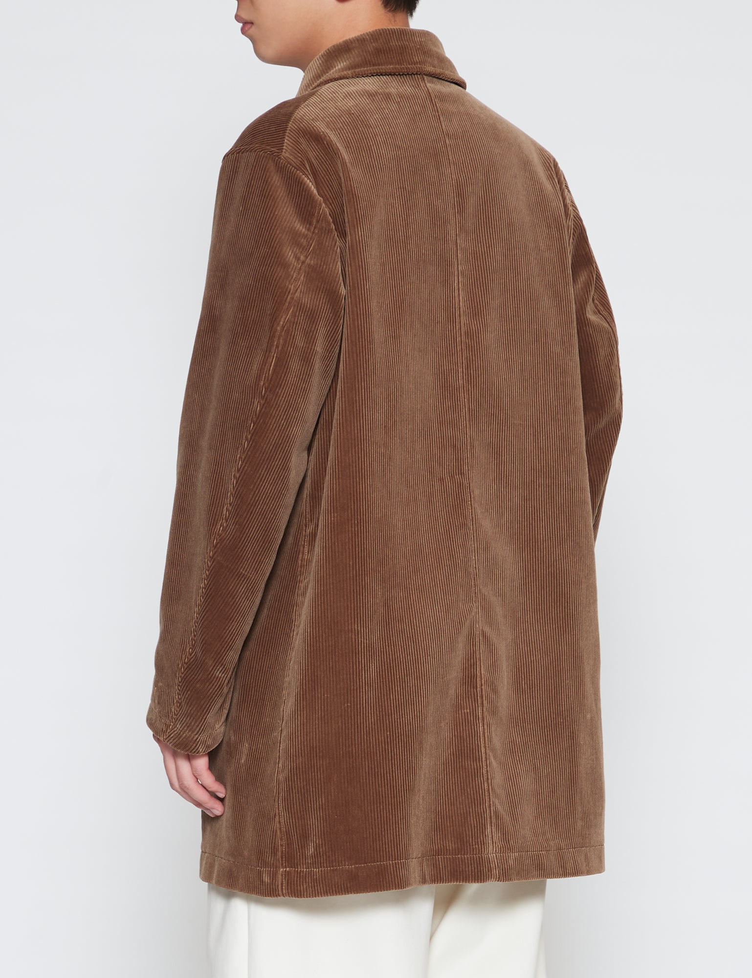 KHAKI CORDUROY COAT