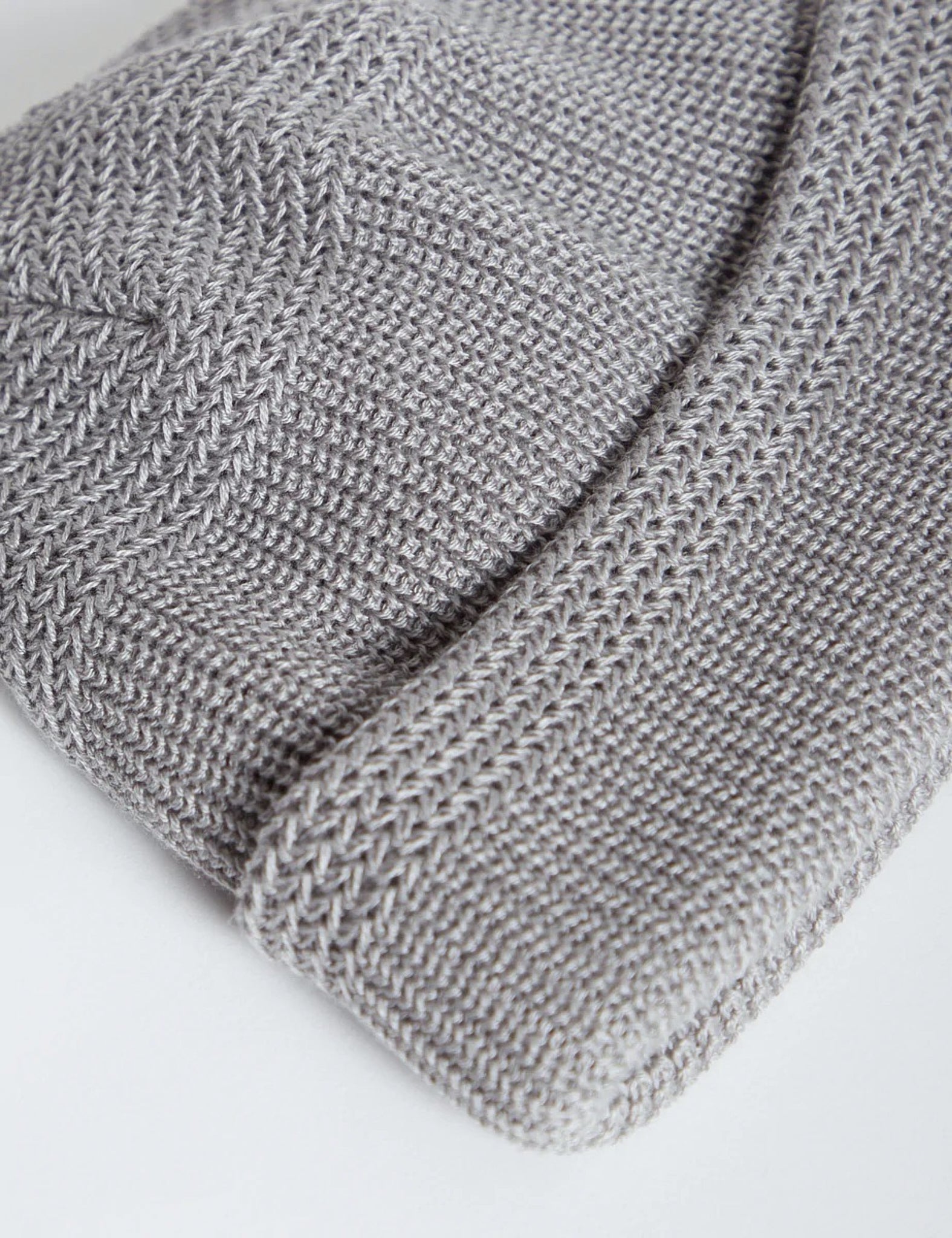 Light Grey N-600 Threelobe Watch Knit Cap