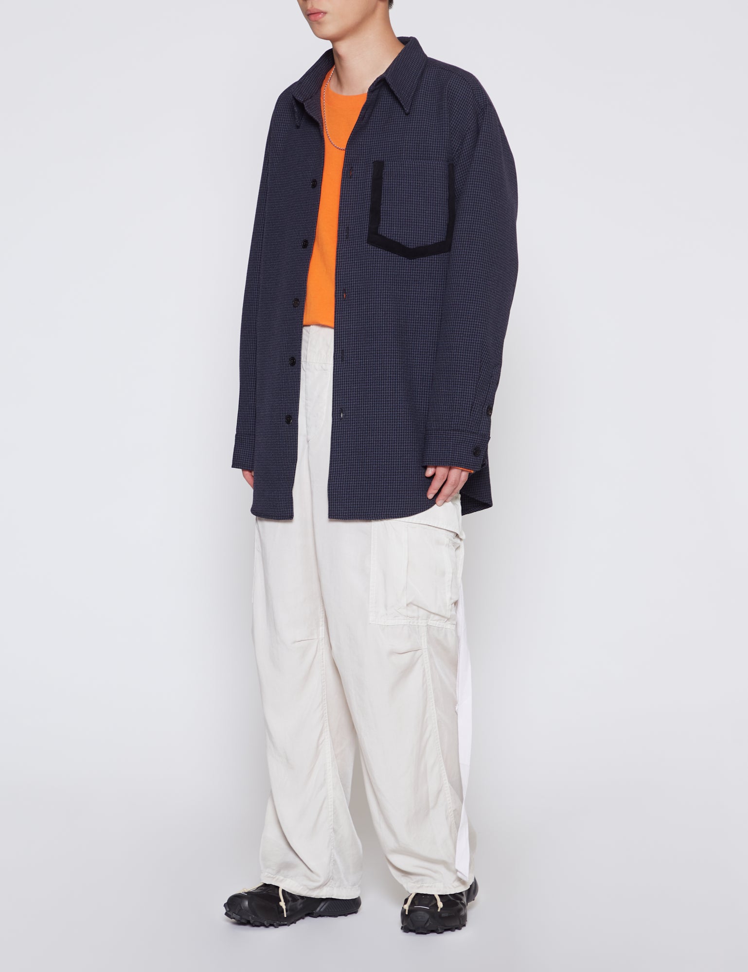 OFF WHITE GARMENT DYE FATIGUE PANTS