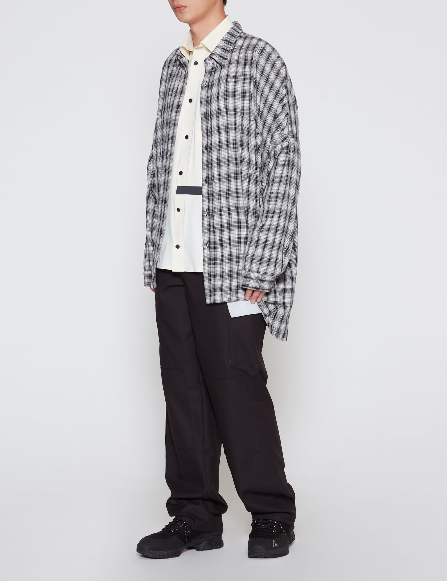 IVORY ULTRASOUND TAPED DRESS SHIRT