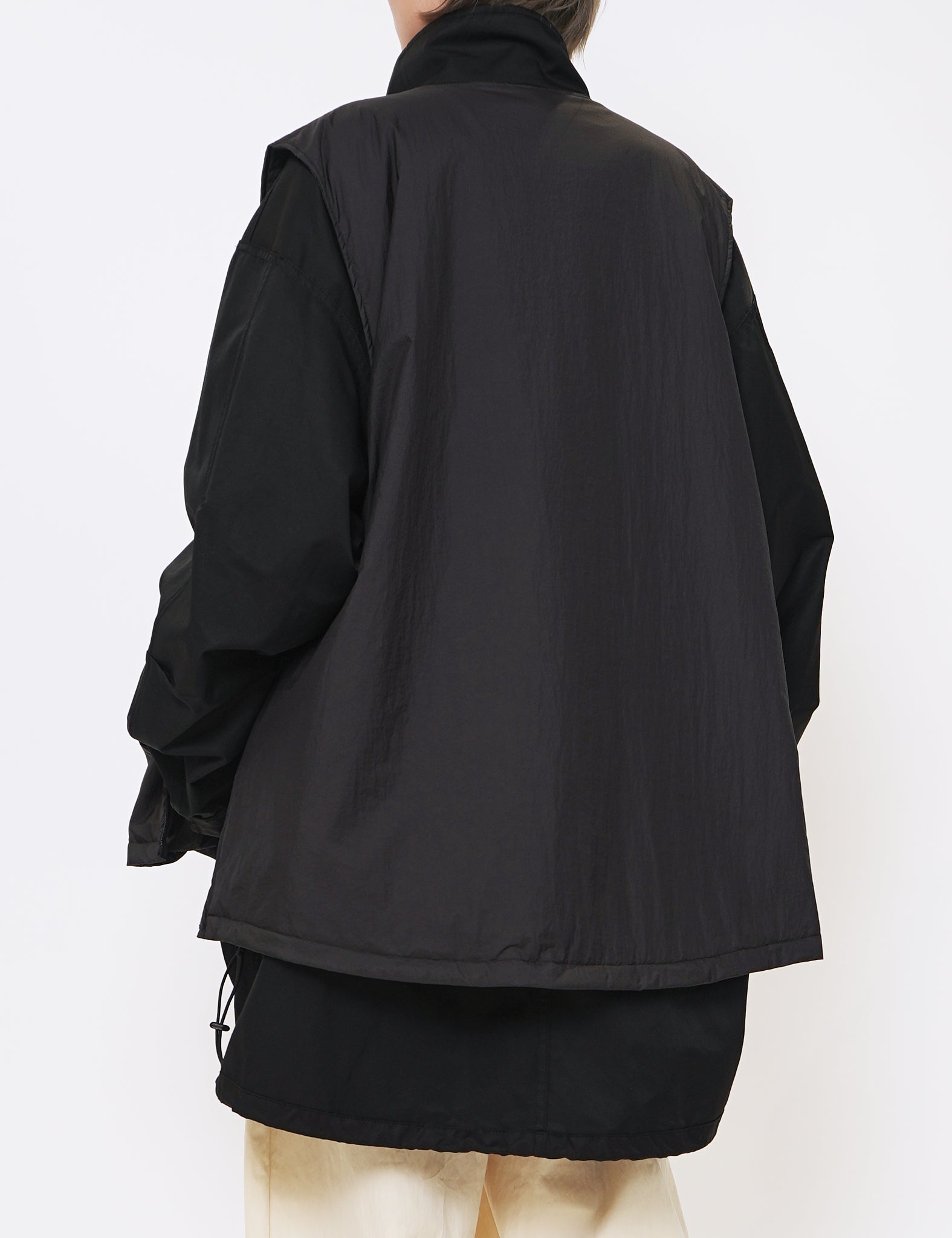 BLACK REVERSIBLE MODS COAT