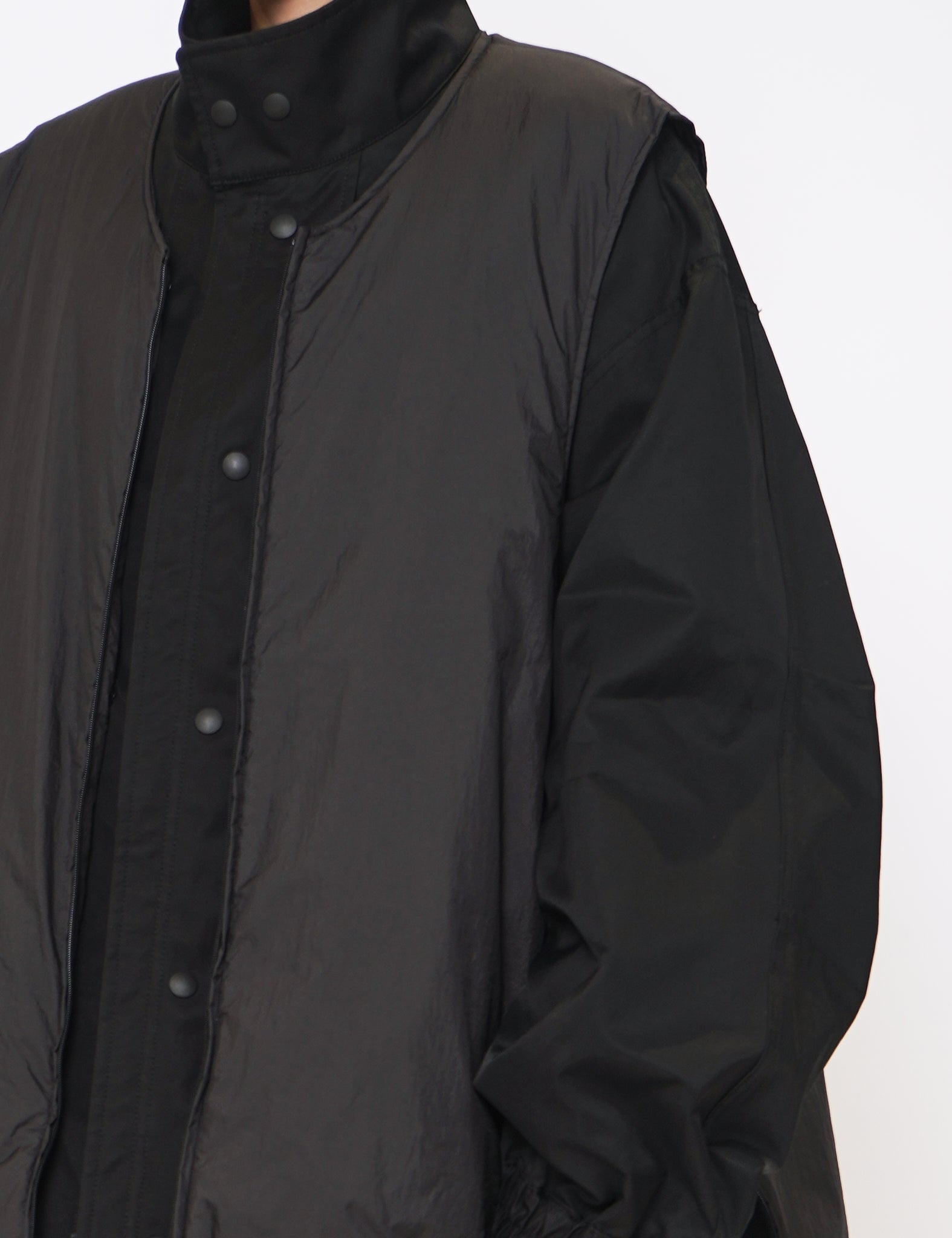BLACK REVERSIBLE MODS COAT