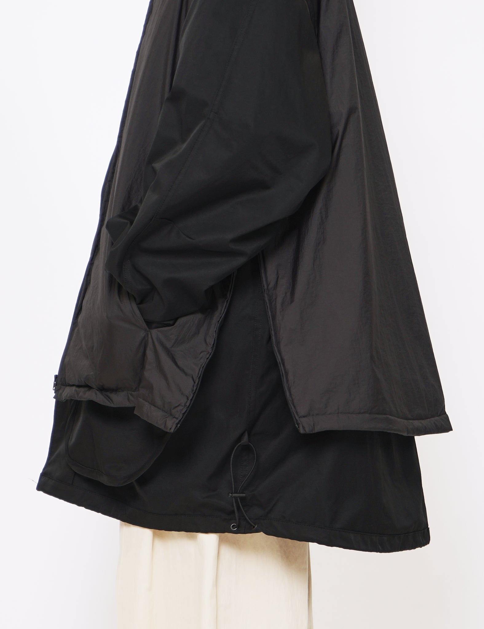 BLACK REVERSIBLE MODS COAT