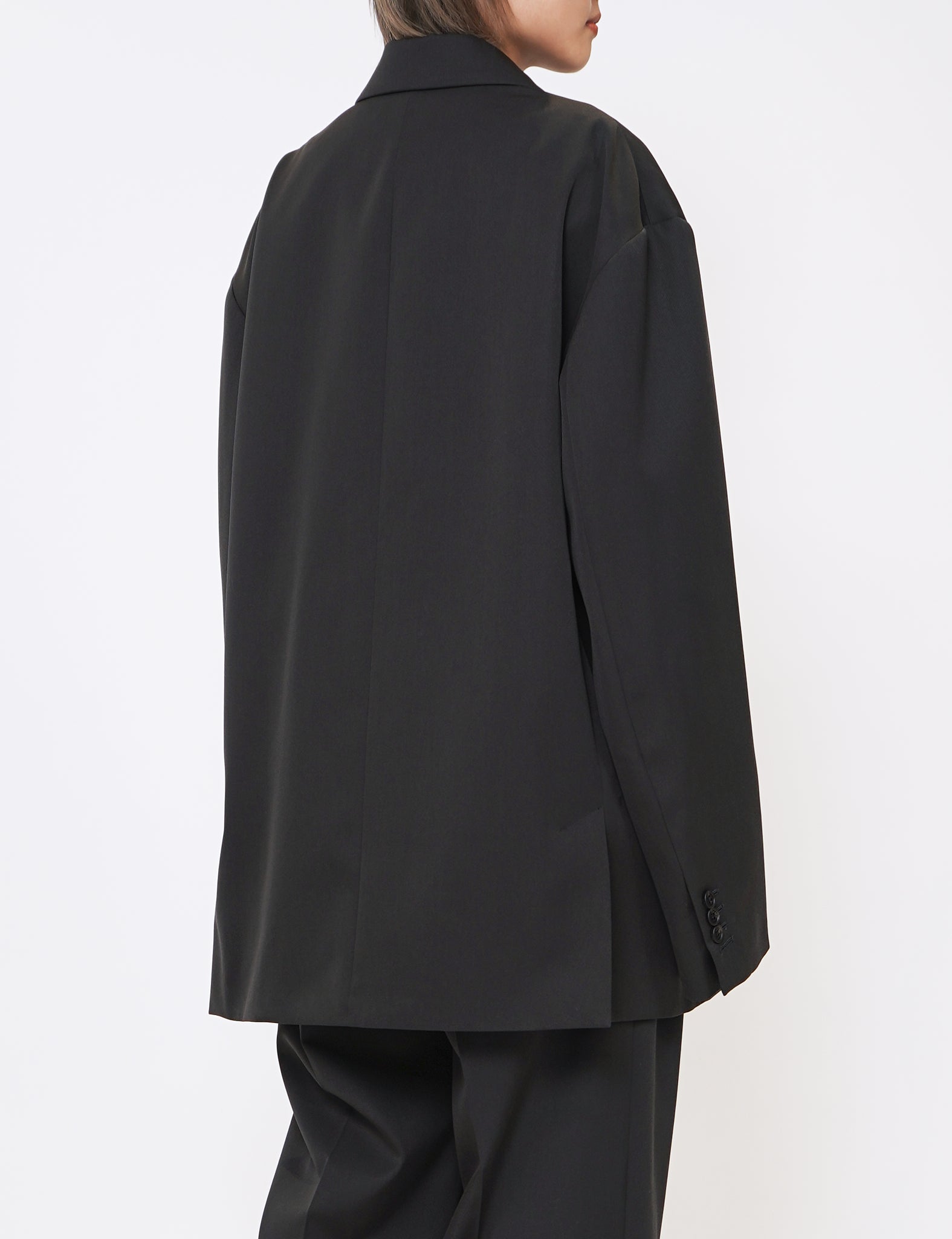 SHADE CHARCOAL OVERSIZED DOUBLE BREASTED JACKET