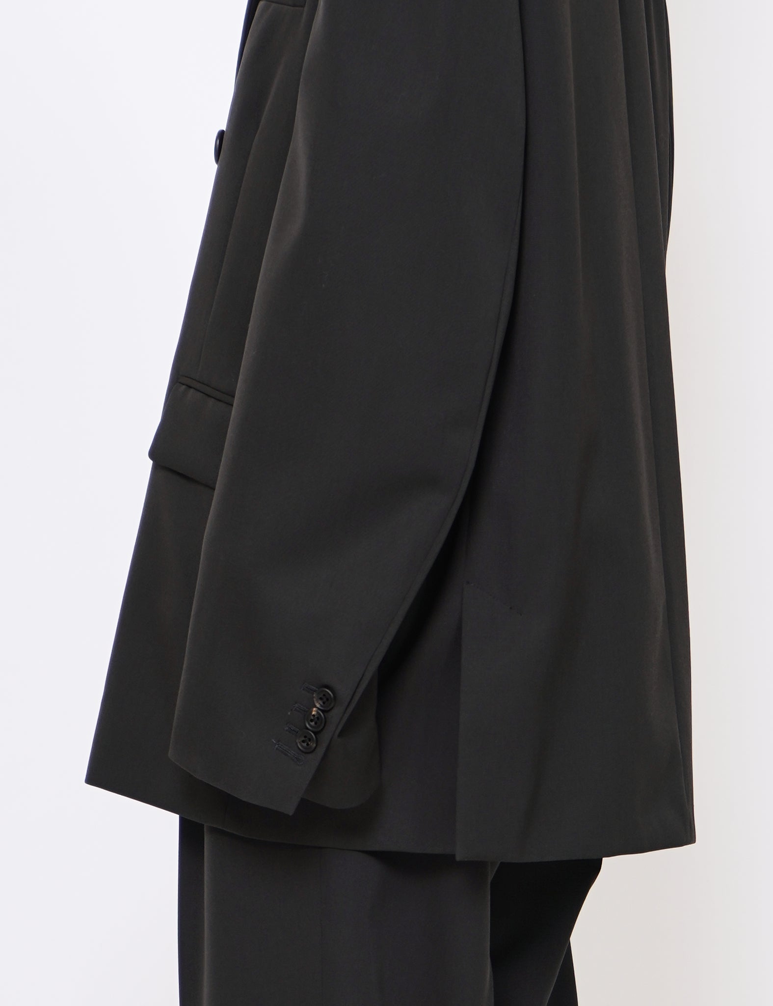 SHADE CHARCOAL OVERSIZED DOUBLE BREASTED JACKET