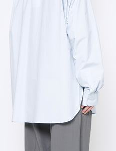 OFF BLUE OVERSIZED DOWN PAT SHIRT