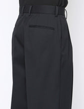 Load image into Gallery viewer, BLACK LONG WIDE TROUSERS
