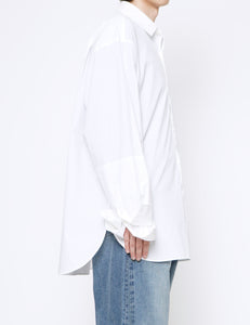 OFF OVERSIZED DOUBLE CUFFS DOWN PAT SHIRT