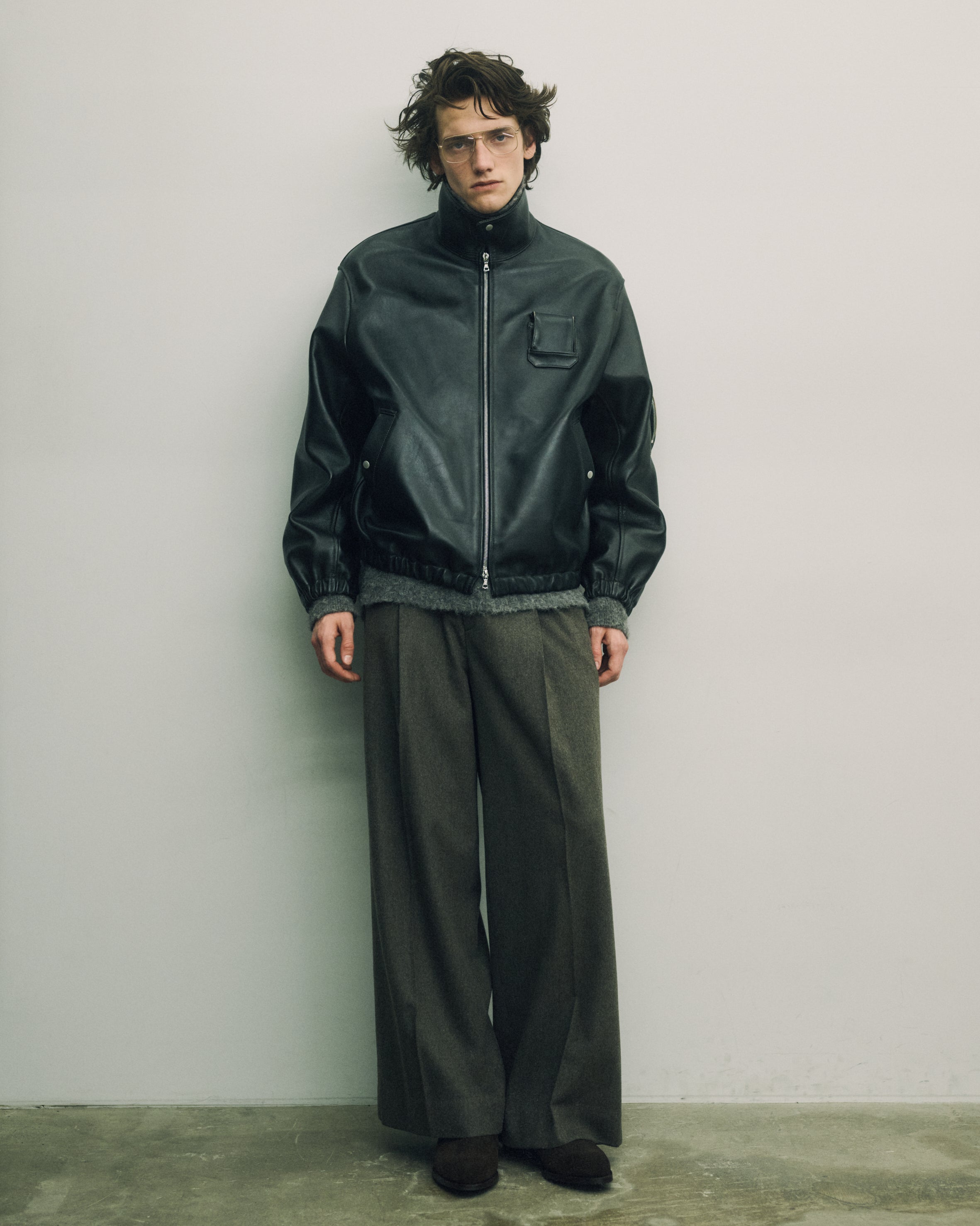 BLACK SHEEP LEATHER FLIGHT JACKET