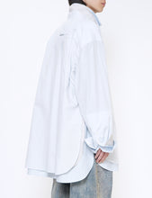 Load image into Gallery viewer, OFF BLUE OVERSIZED LAYERED SHIRT
