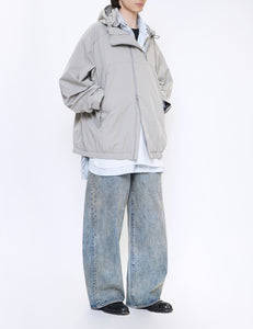 GREY WEATHER PROTECTION HOODED JACKET