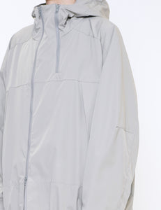 GREY WEATHER PROTECTION HOODED JACKET