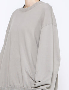 TAUPE COTTON SMOOTH KNIT LS