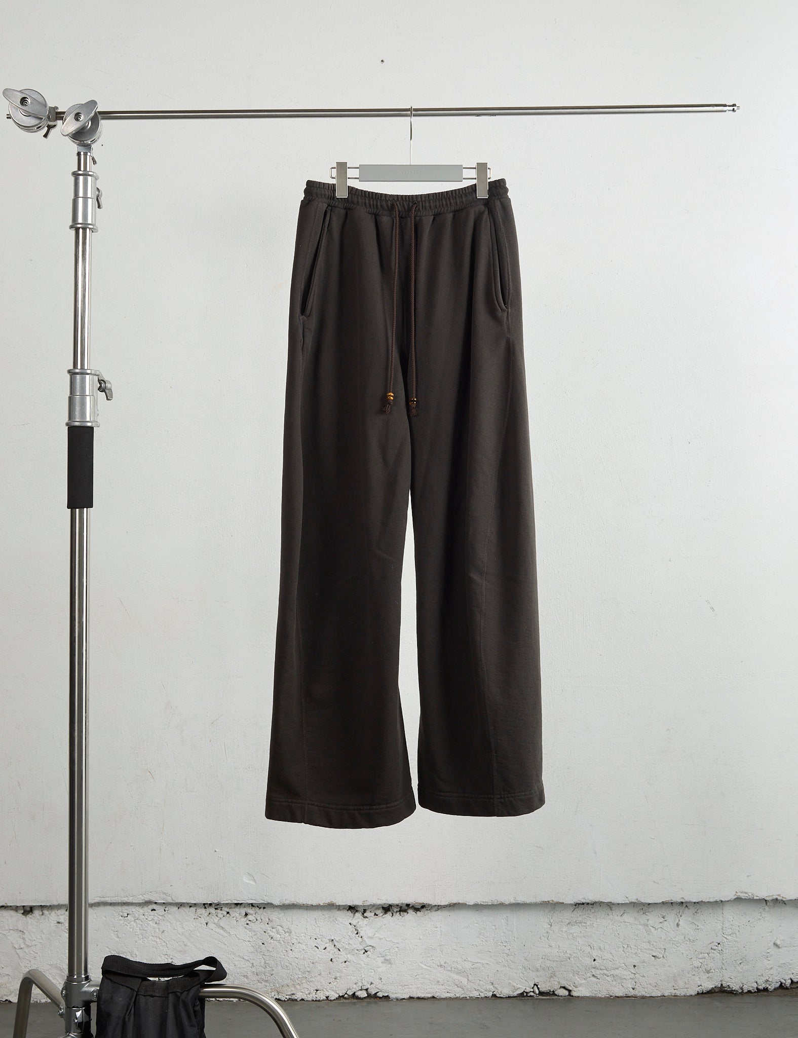 DARK BROWN 3D TWISTED LOUNGE PANTS