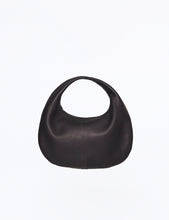 Load image into Gallery viewer, BLACK DEER LEATHER ROUND ONE SHOULDER BAG M
