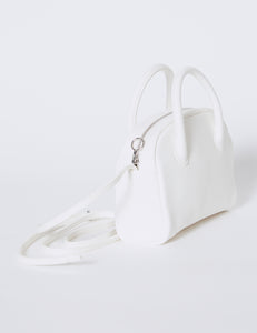 Aeta WHITE DEER LEATHER BOSTON MINI SHOULDER BAG – GRAPH LAYER