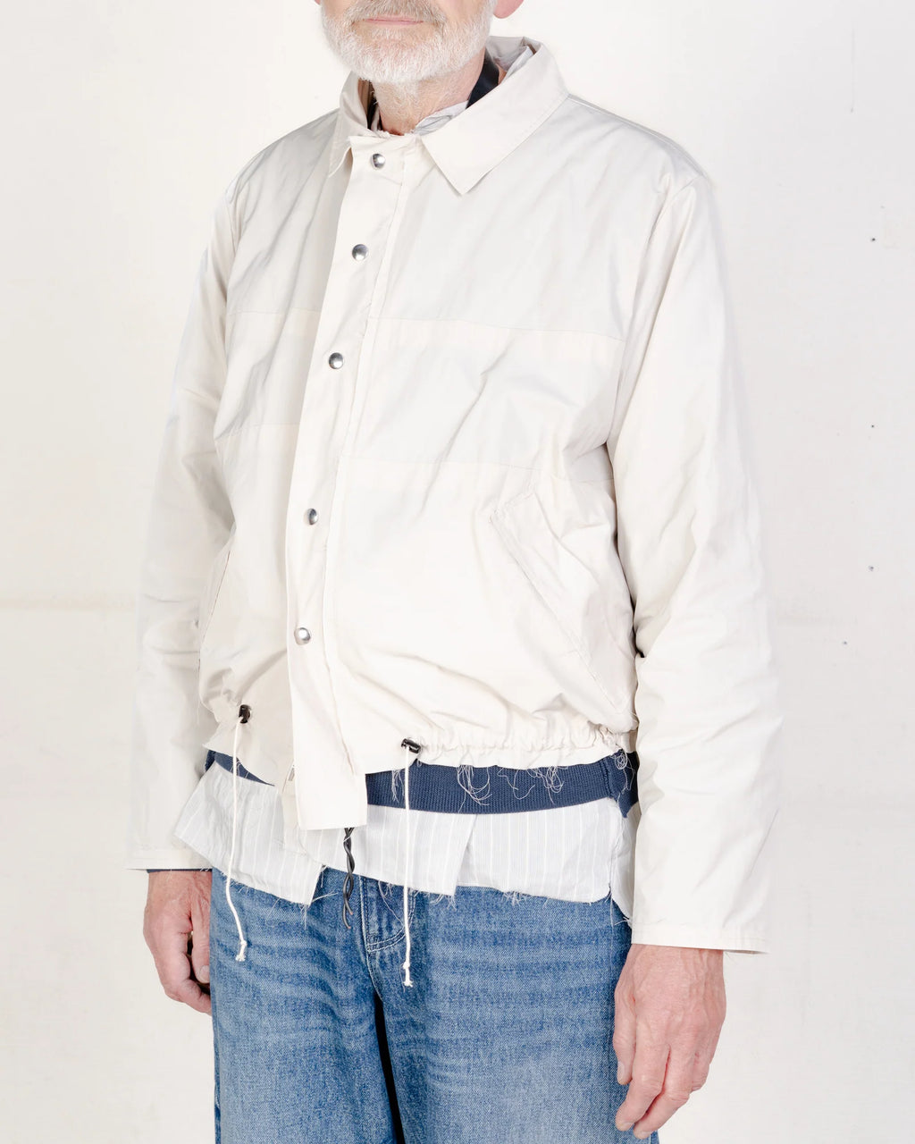 CAMIEL FORTGENS SAND SIMPLE JACKET SS26