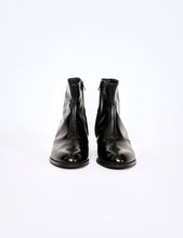 Load image into Gallery viewer, BLACK CROMO CALF LEATHER ZIP BOOTS
