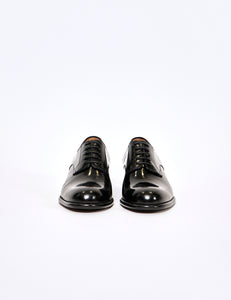 BLACK CROMO CALF PLAIN TOE  Leather shoes