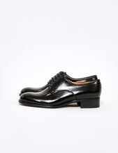 Load image into Gallery viewer, BLACK CROMO CALF PLAIN TOE  Leather shoes
