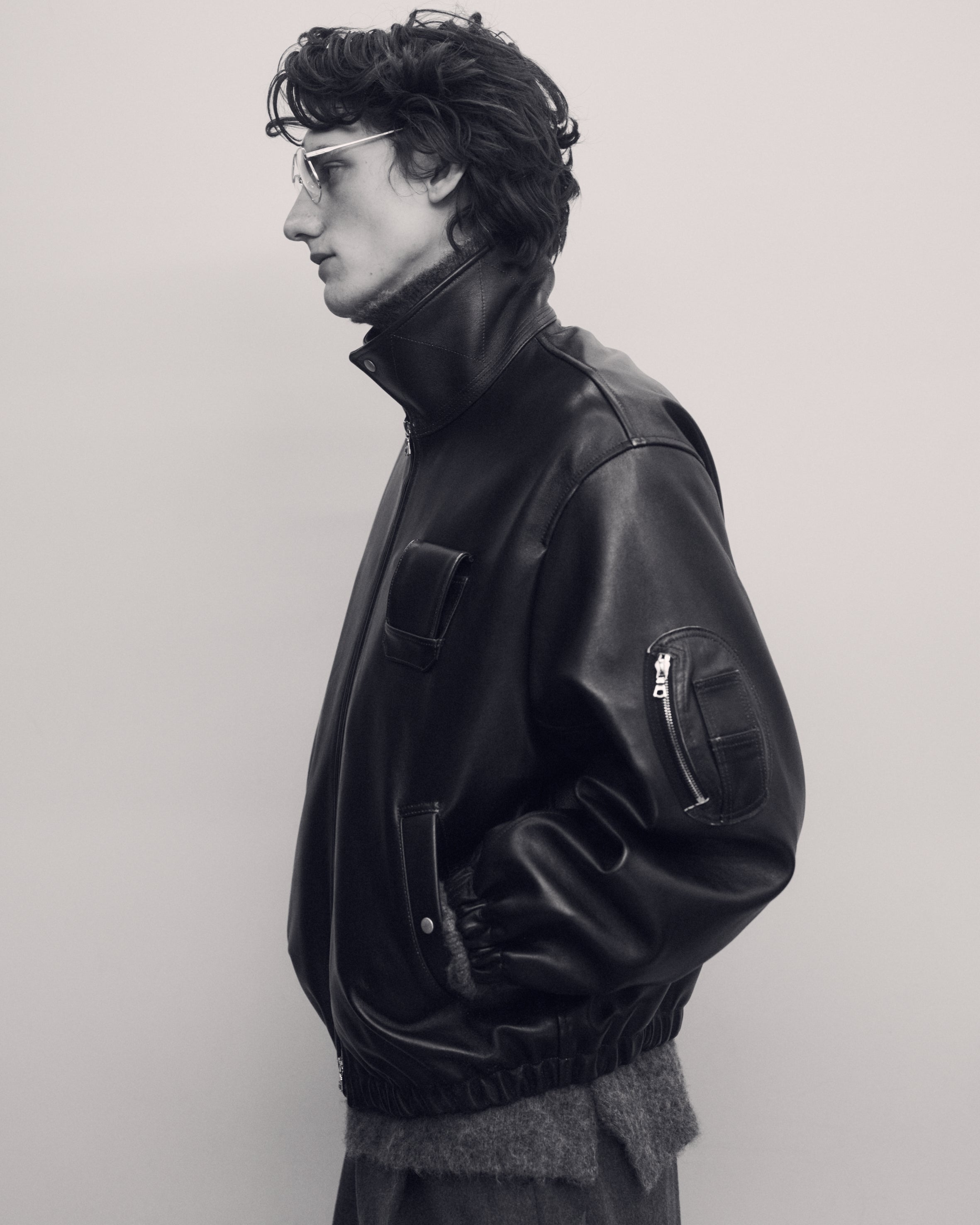 BLACK SHEEP LEATHER FLIGHT JACKET