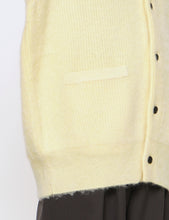 Load image into Gallery viewer, CREAM KID MOHAIR KNIT CARDIGAN
