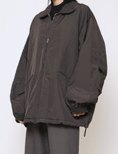 Load image into Gallery viewer, DARK CHARCOAL PADDED COACH JACKET
