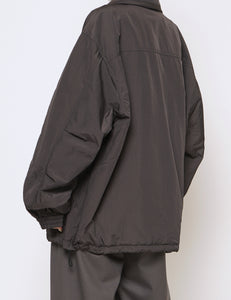 DARK CHARCOAL PADDED COACH JACKET