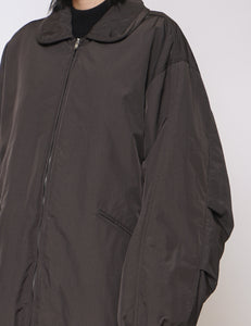 DARK CHARCOAL PADDED COACH JACKET