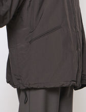 Load image into Gallery viewer, DARK CHARCOAL PADDED COACH JACKET
