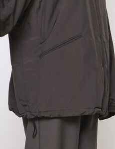 DARK CHARCOAL PADDED COACH JACKET