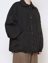 Load image into Gallery viewer, BLACK PADDED COACH JACKET
