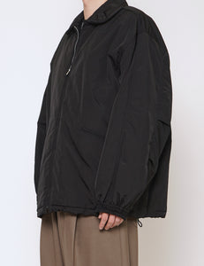 BLACK PADDED COACH JACKET