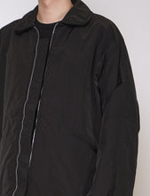 Load image into Gallery viewer, BLACK PADDED COACH JACKET
