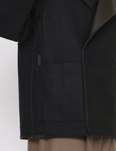 Load image into Gallery viewer, BLACK x BLACK BONDED LEATHER SHORT JACKET
