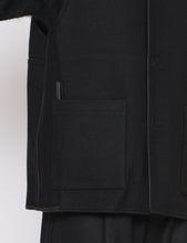 Load image into Gallery viewer, BLACK x BLACK BONDED LEATHER VEST
