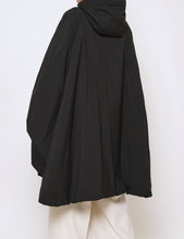 Load image into Gallery viewer, BLACK PADDED PONCHO
