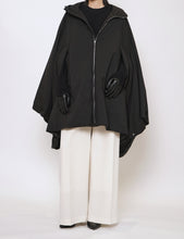 Load image into Gallery viewer, BLACK PADDED PONCHO
