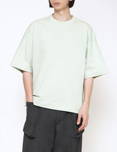 Load image into Gallery viewer, GREEN COTTON SQUARE XY-PLANE T-SHIRT

