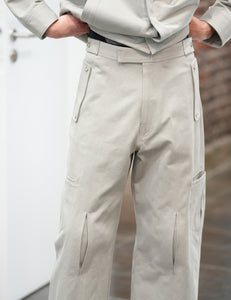 ASH COTTON TWILL CAROL TROUSERS