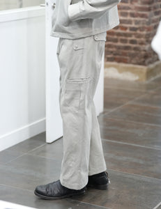 ASH COTTON TWILL CAROL TROUSERS