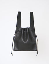 Load image into Gallery viewer, BLACK COW LEATHER TOTE BAG S
