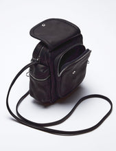 Load image into Gallery viewer, BLACK DEER LEATHER SHOULDER POUCH
