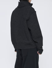 Load image into Gallery viewer, GREY ZIP UP KNIT
