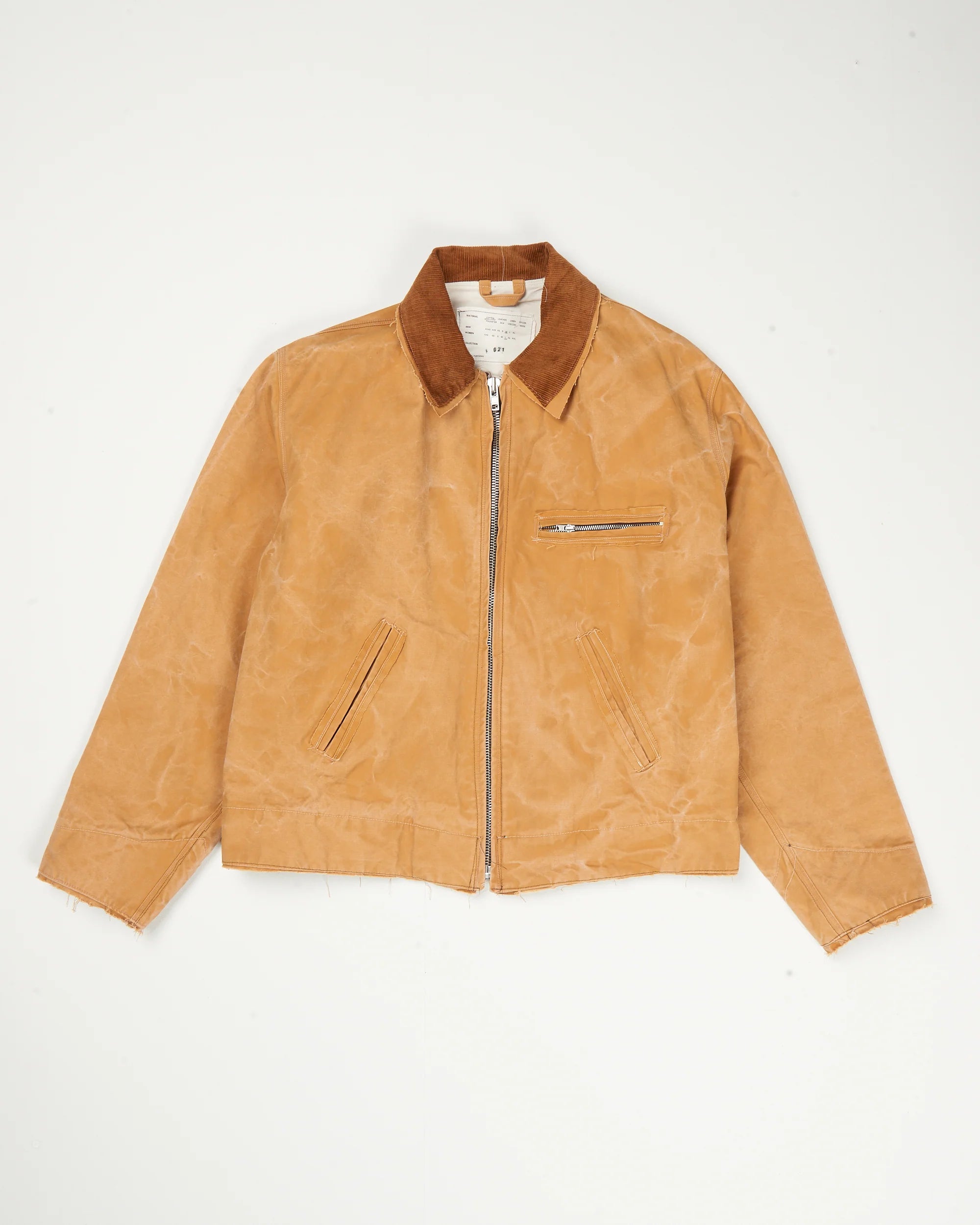 SAND VINTAGE WASH WORKER JACKET