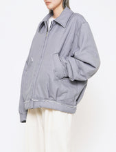 Load image into Gallery viewer, GREY REVERSIBLE PUFFED SIMPLE JACKET
