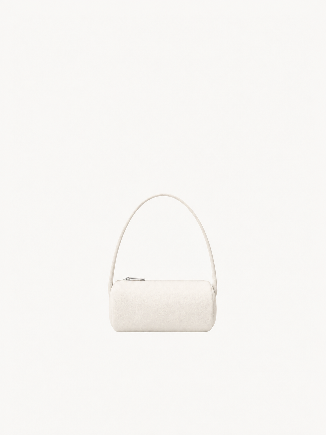 WHITE DEER LEATHER ONE HANDLE CYLINDER BAG DA132