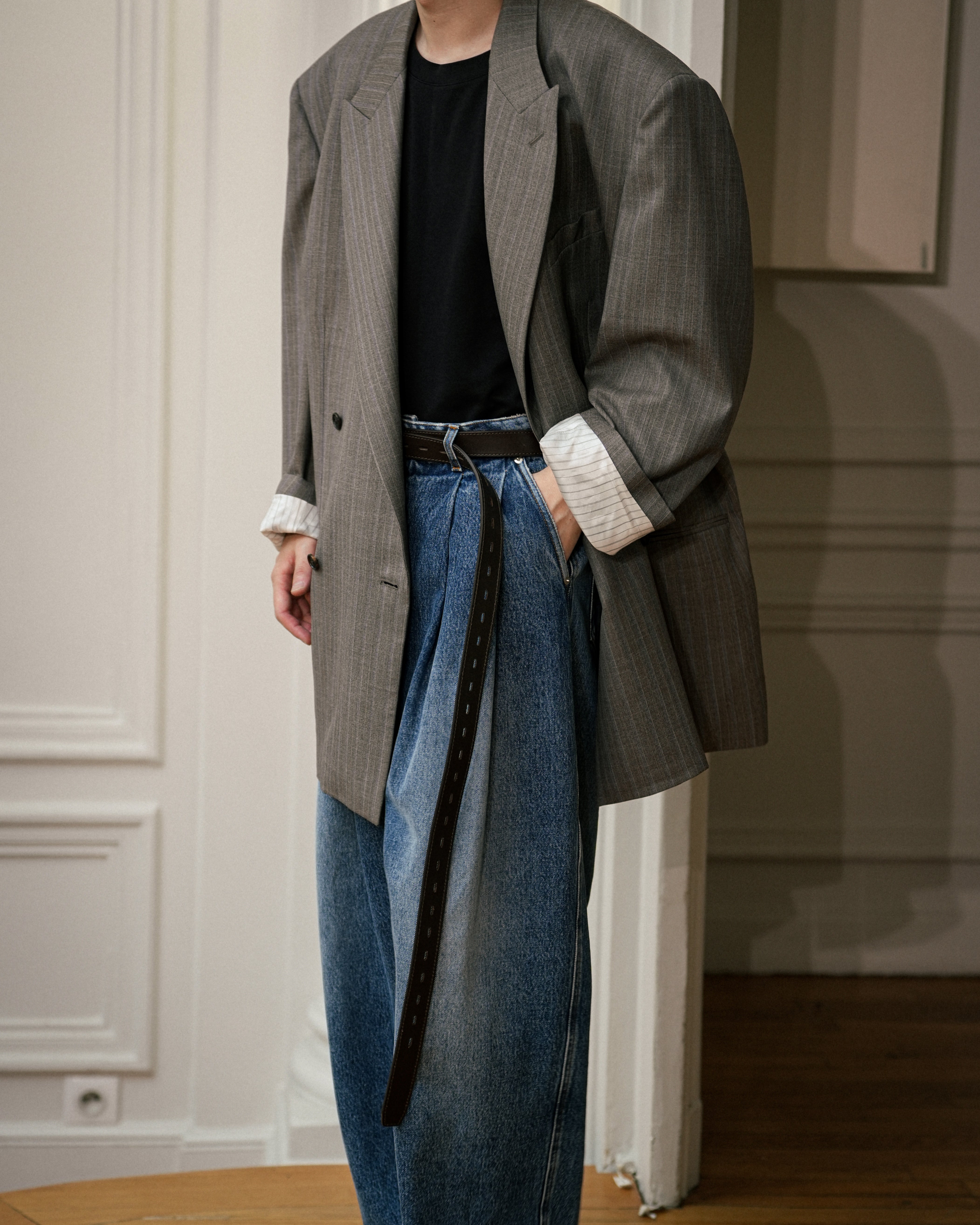 BROWN LONG BELT