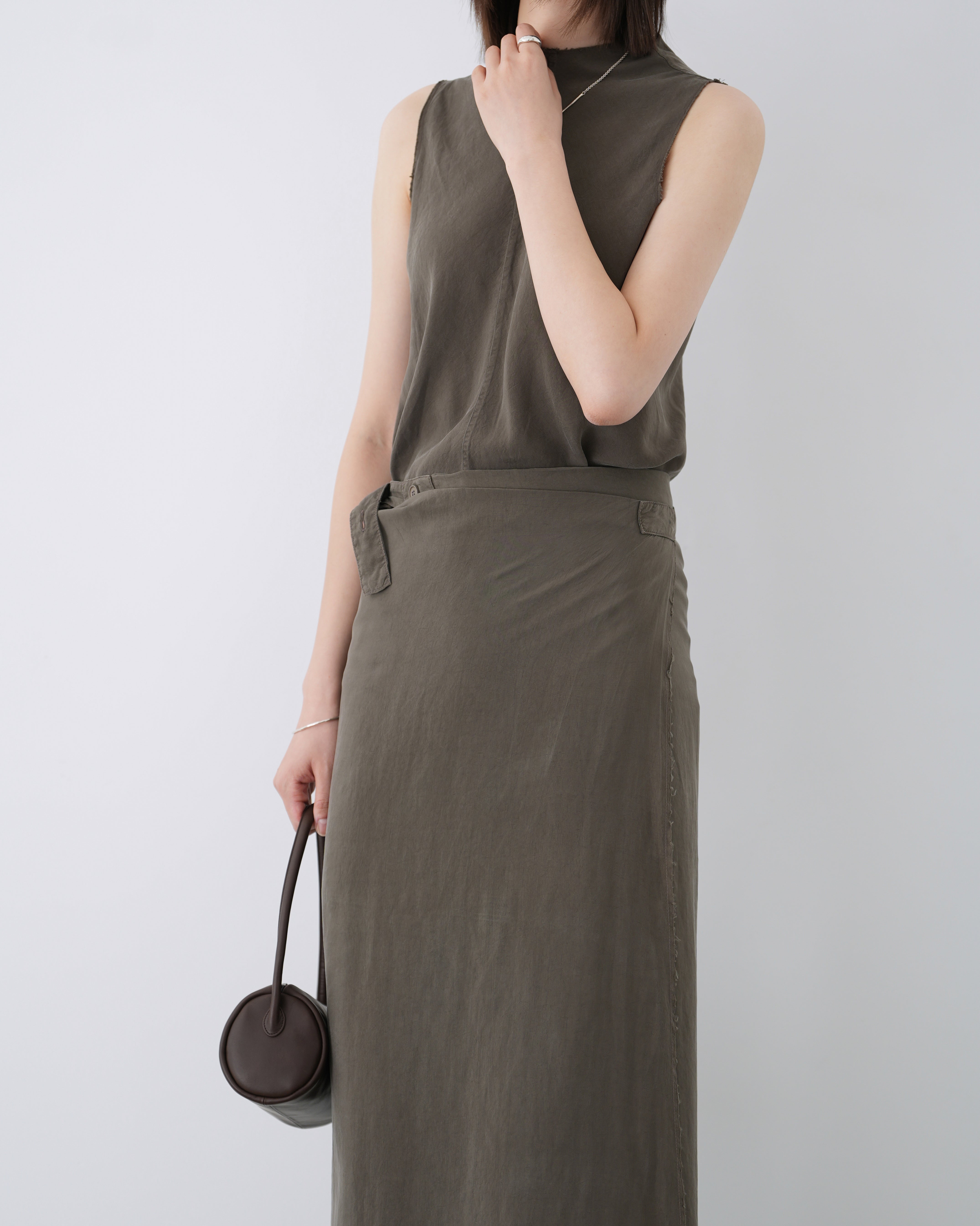 DUST CUPRO WRAP SKIRT
